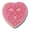 Floral Heart, Milky Way mold. #MW1053